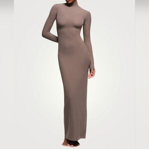 SKIMSSoft Lounge Turtleneck Long Dress